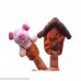 ETbotu 8PCS Soft Animal Finger Puppets for Fairy Tale The Three Little Pigs Children Story Time Toys B07KJYX6M3